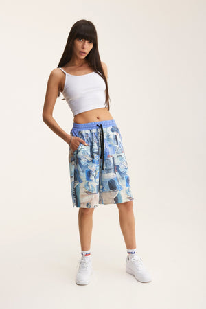 Bermuda Shorts Graffiti (recycled fabric) - MYS