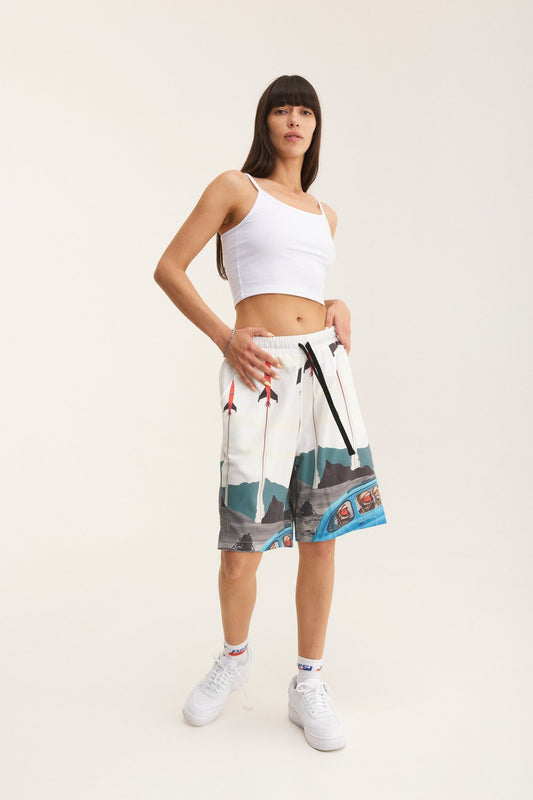 Bermuda Shorts Rockets (recycled fabric) - MYS