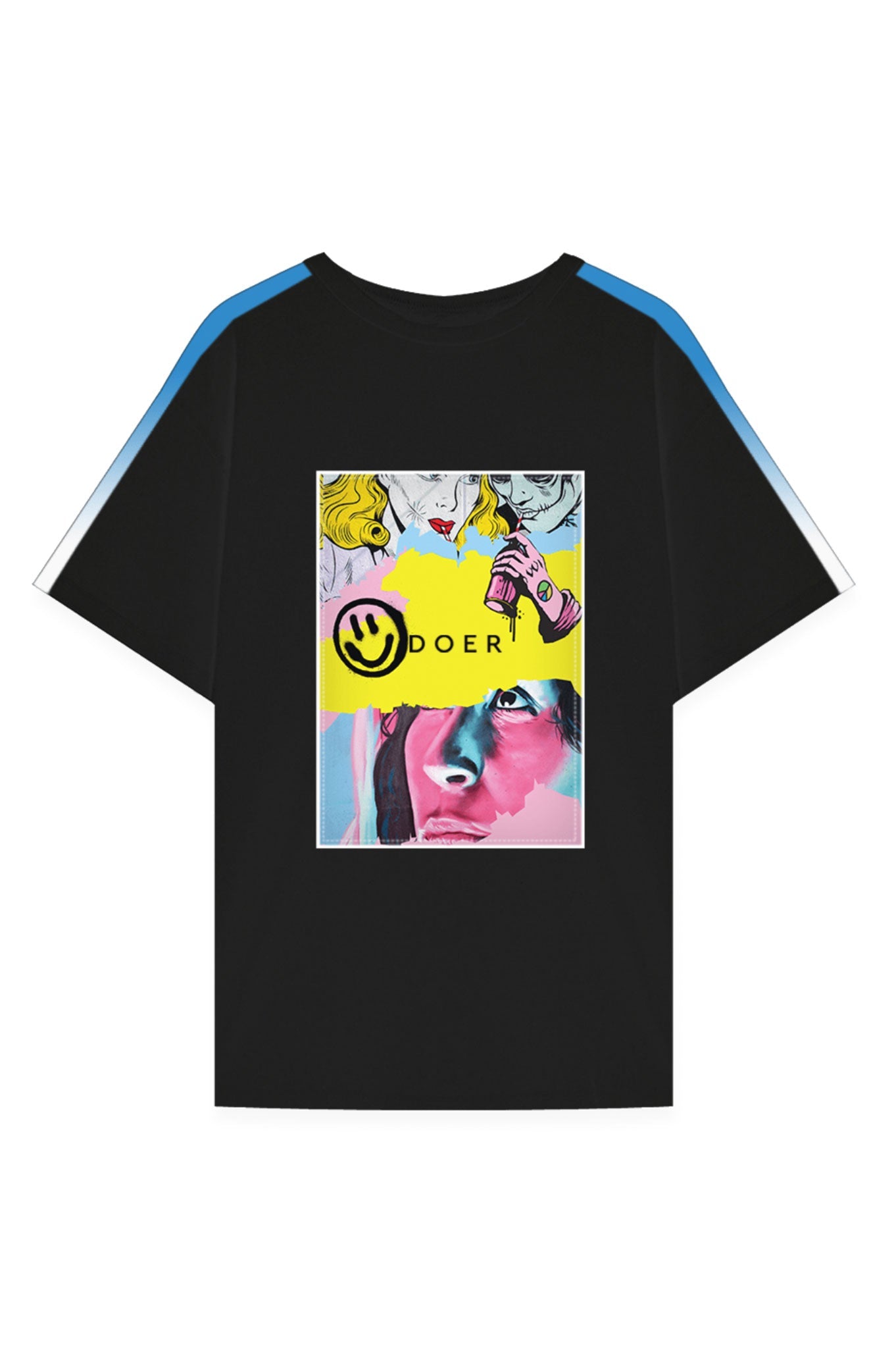 Black DOER T-Shirt (customisable) - MYS