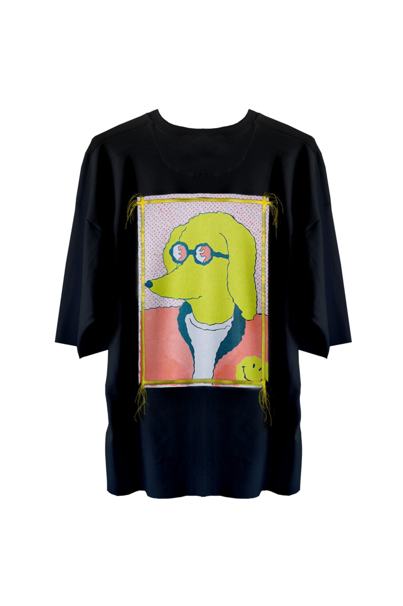 Black Edgeless Oversized T-shirt (customisable) - MYS