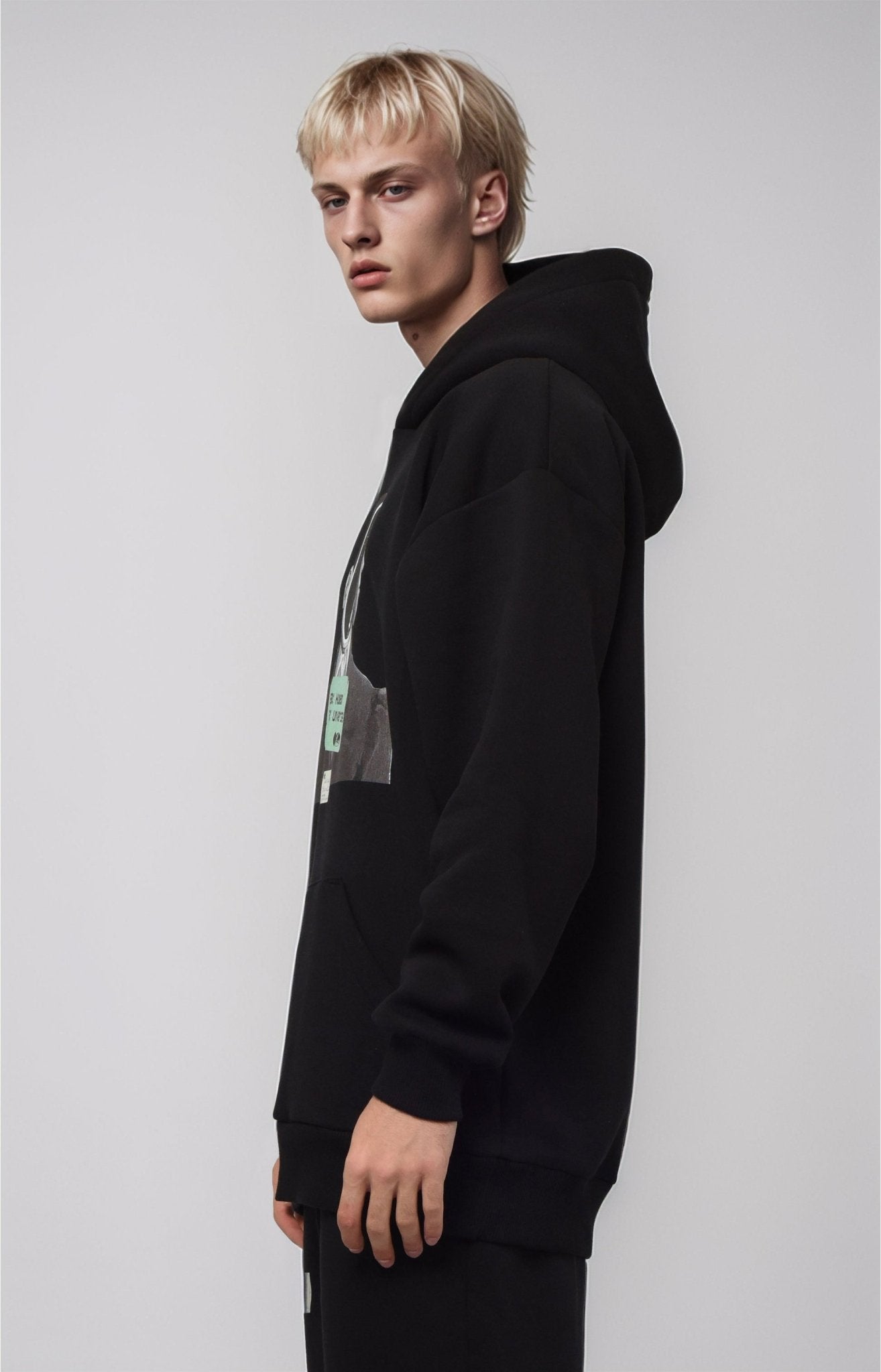 Black Hoodie 50% Human 50% Universe - MYS