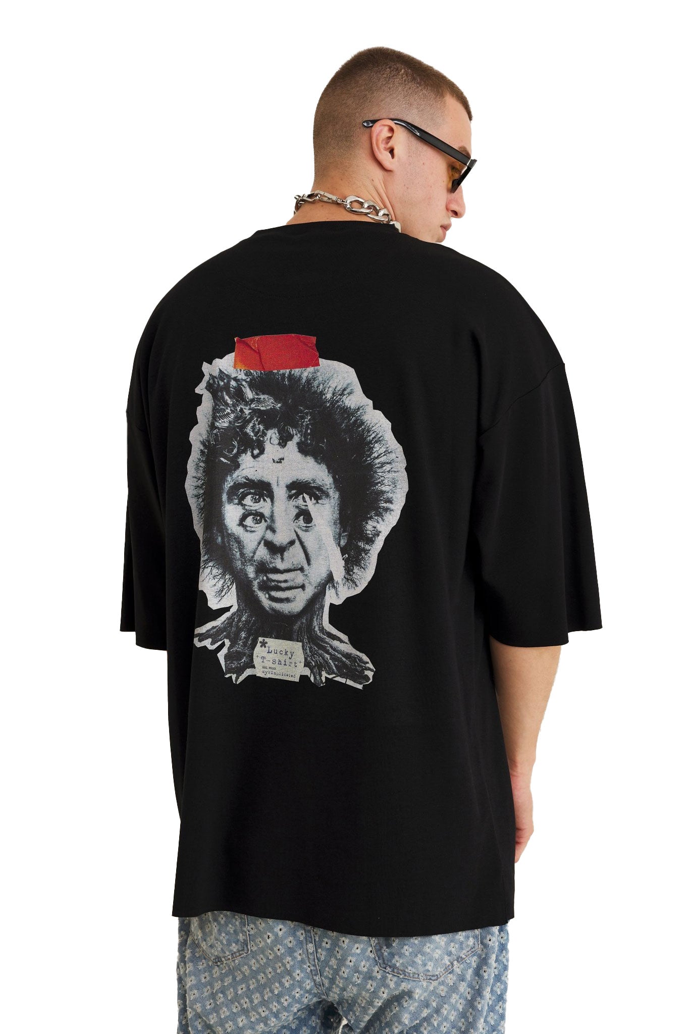 Black T-shirt Double Eye - MYS