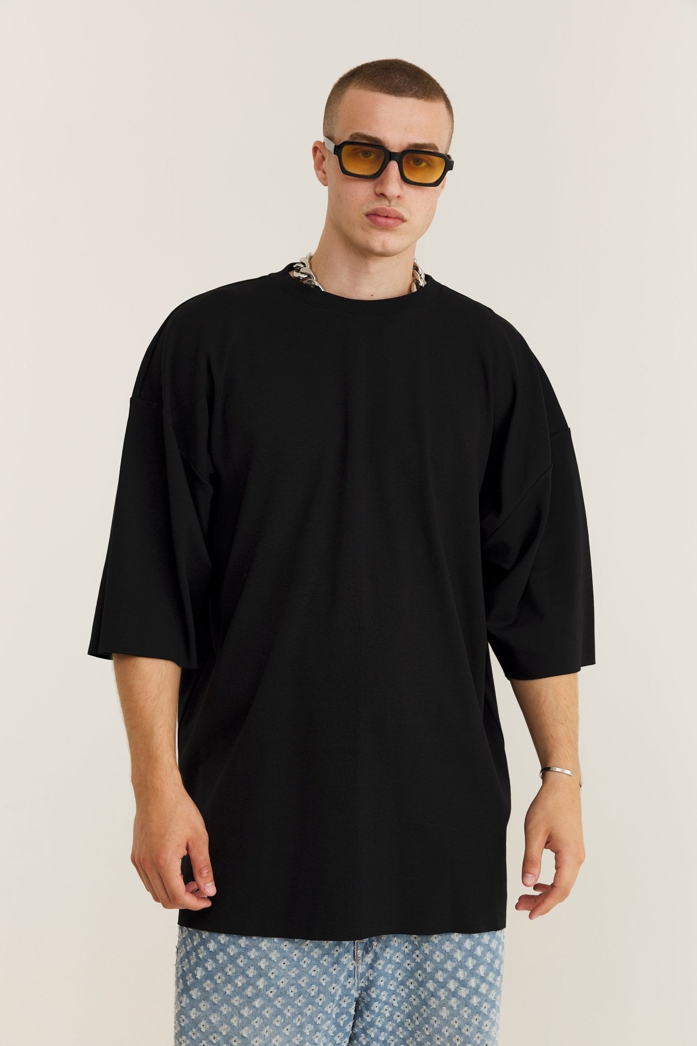 Black T-shirt Hello - MYS