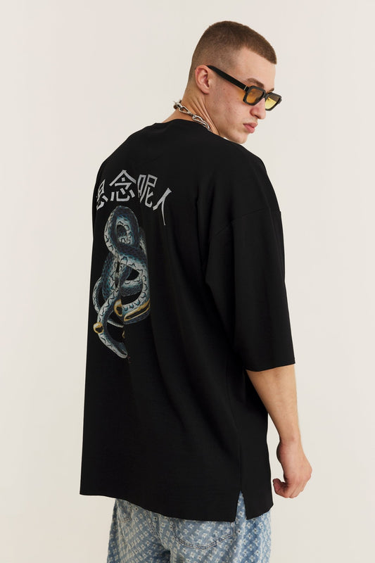 Black T-shirt Snake - MYS