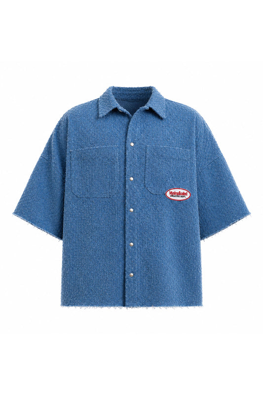 MYSIMPLICATED® Blue Collar Shirt