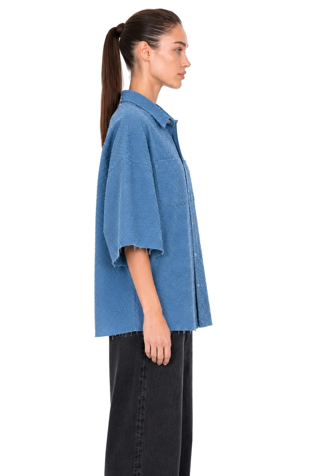 MYSIMPLICATED® Blue Collar Shirt - MYS