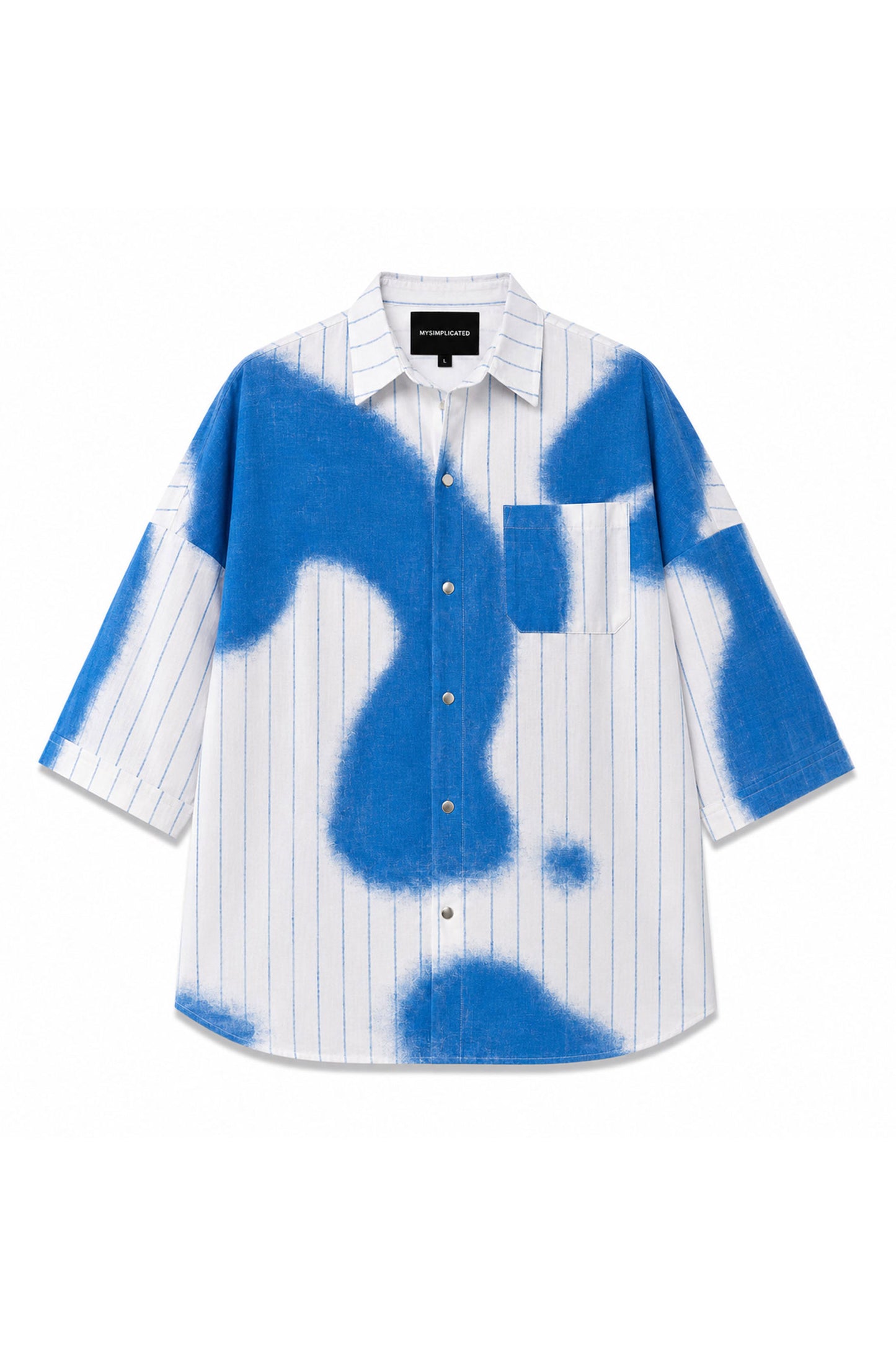 Blue Stripes Oversized Shirt