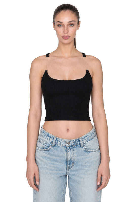 Broken Strap Black Top - MYS