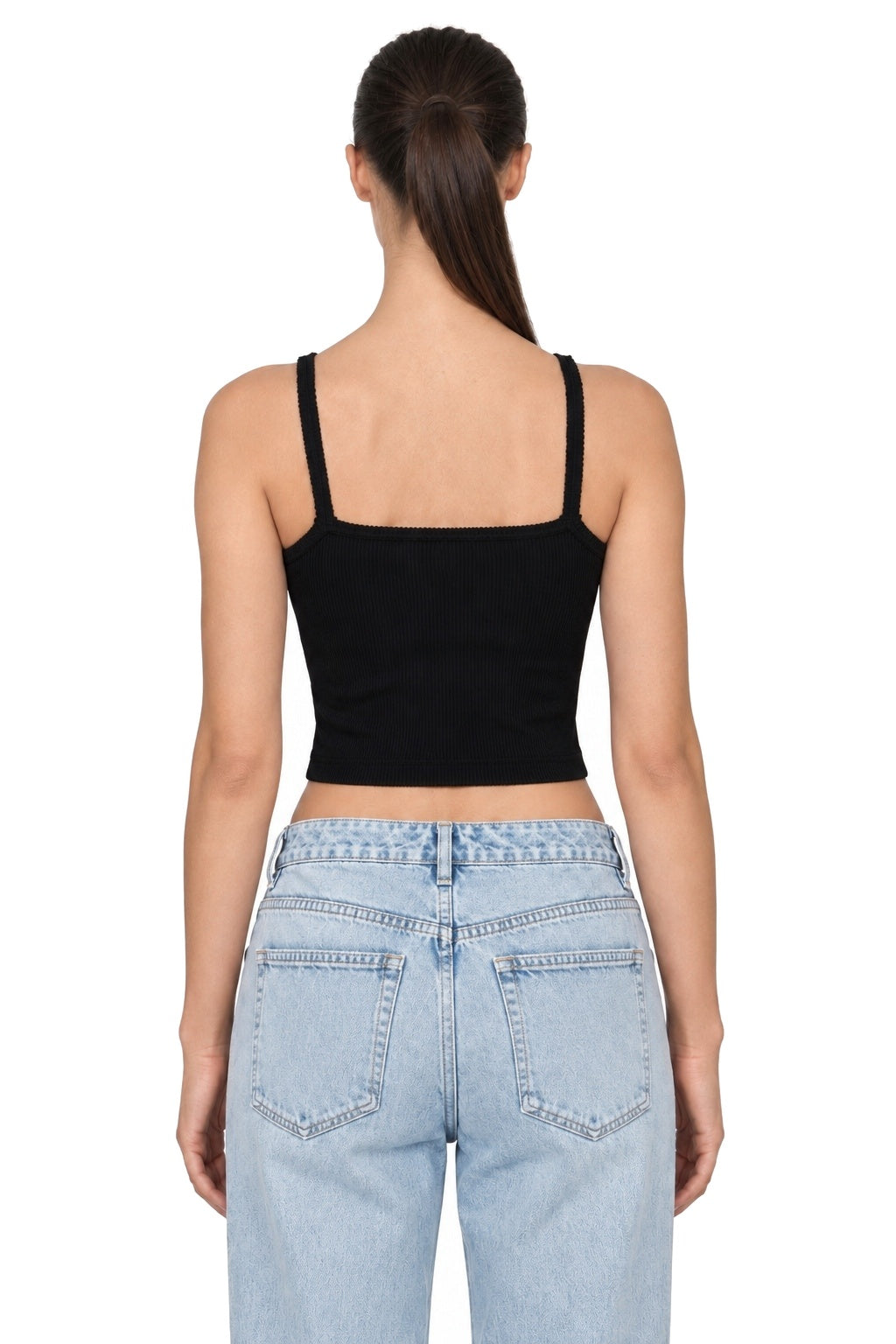 Broken Strap Black Top - MYS - back
