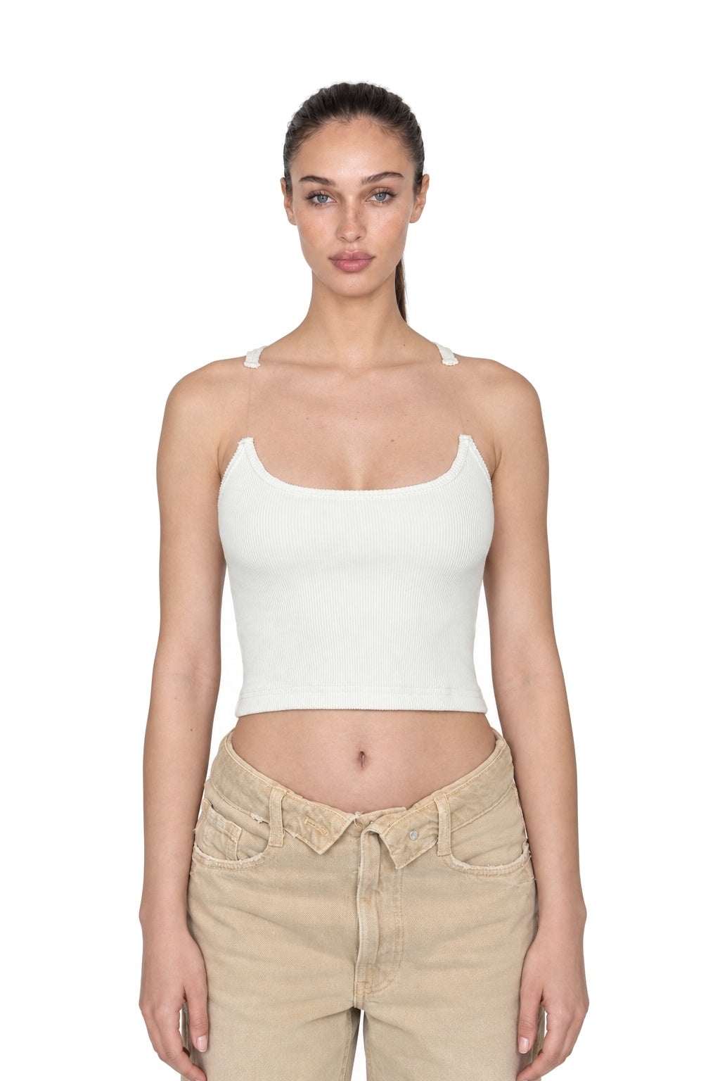 Broken Strap Ivory Top - MYS