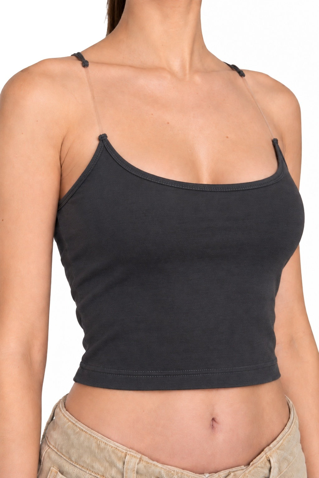 Broken Strap Olive Top - MYS - detail