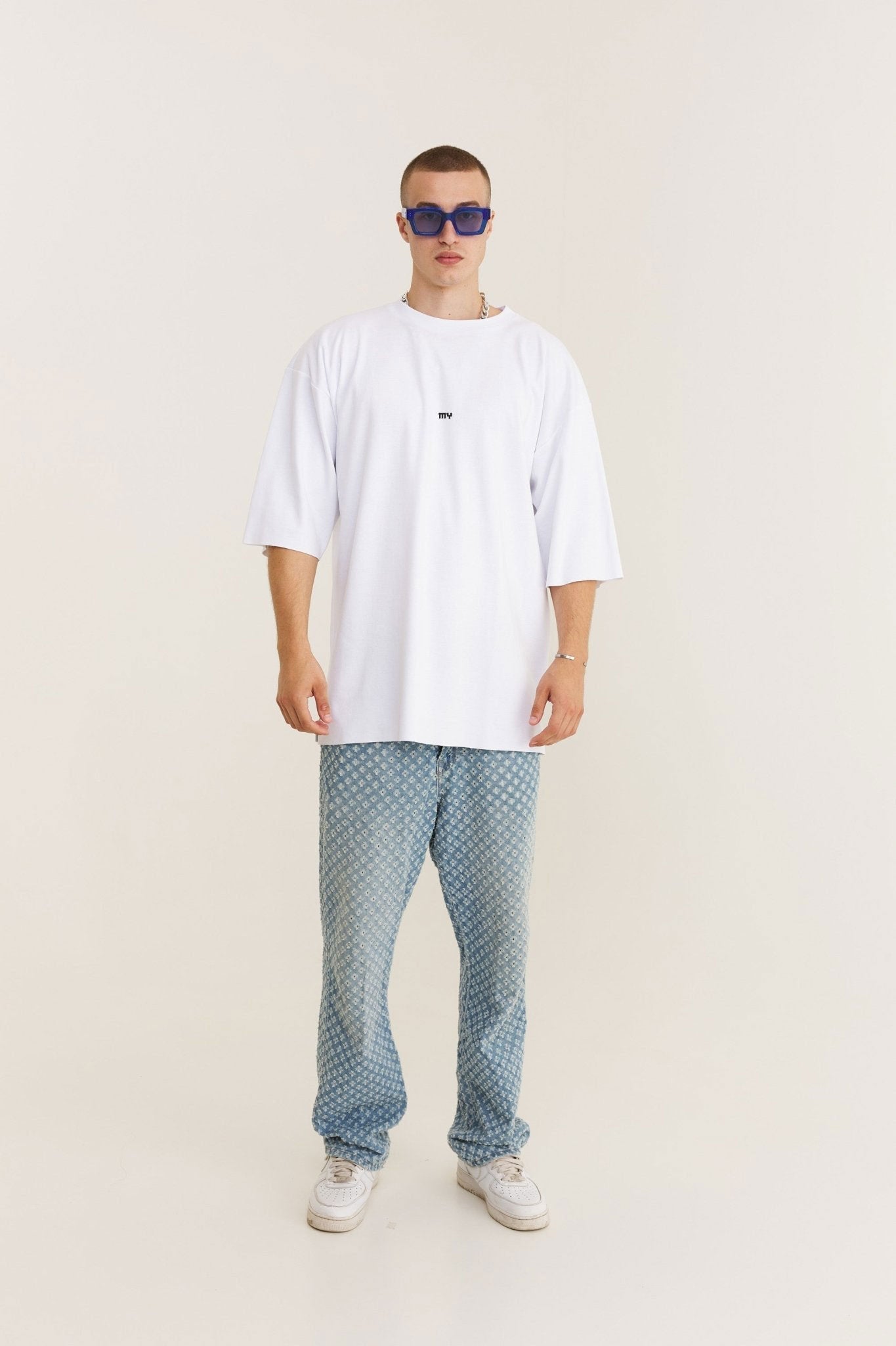 Clown Oversized White T-shirt - MYS