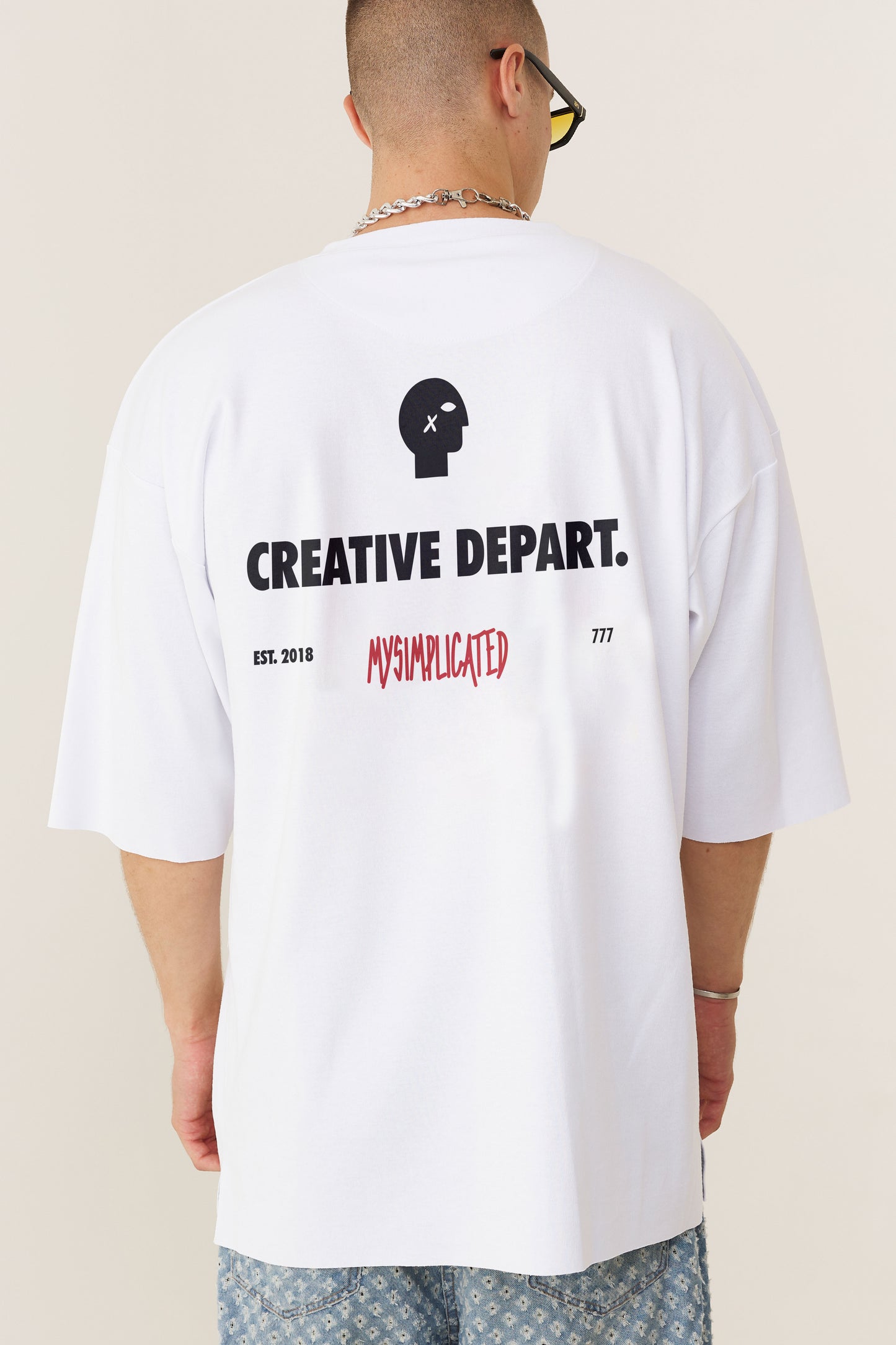 Oversized Cotton White T-shirt Creative Depart.