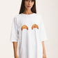 Croissant Oversized White Cotton