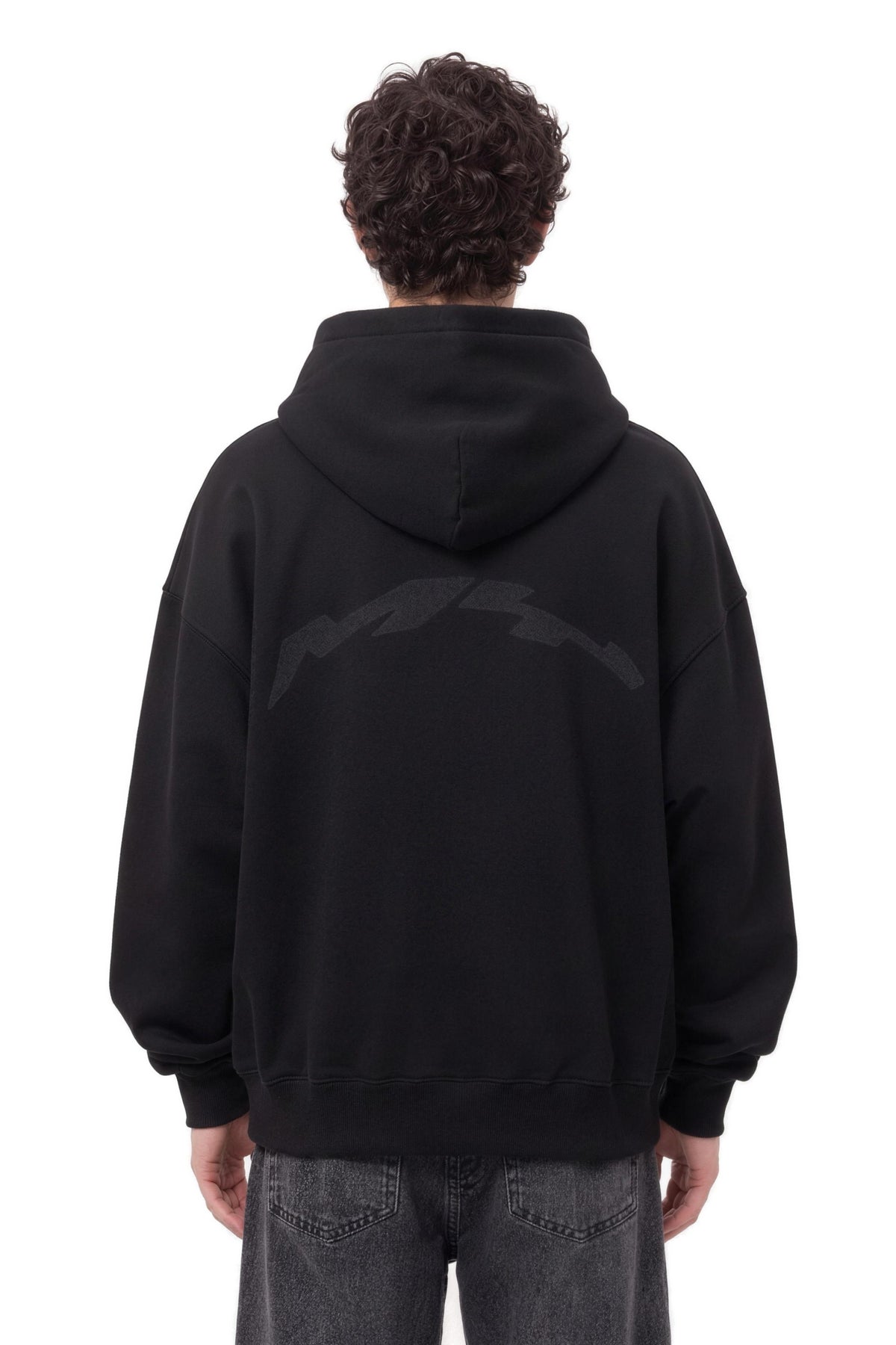 DEPT. Black Hoodie men - back