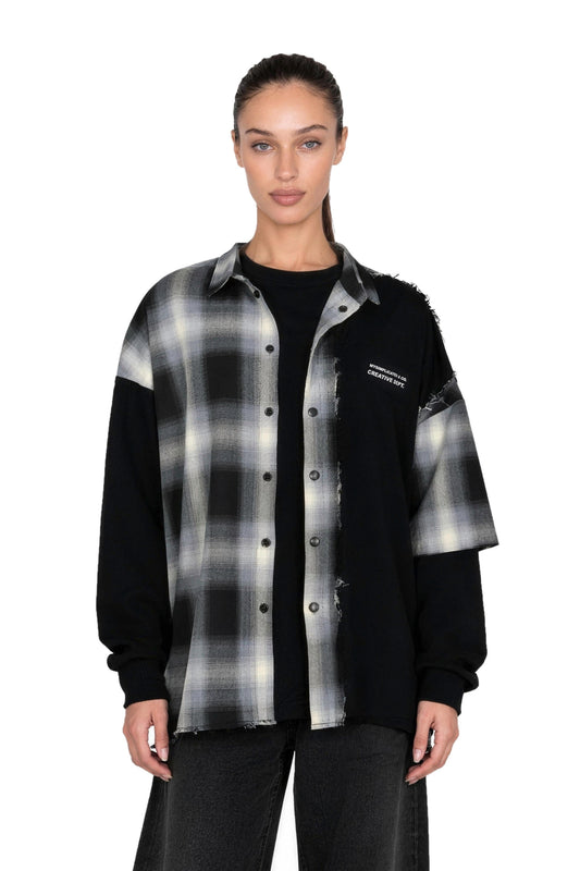 Fracture Oversized Shirt - Women's - MYS