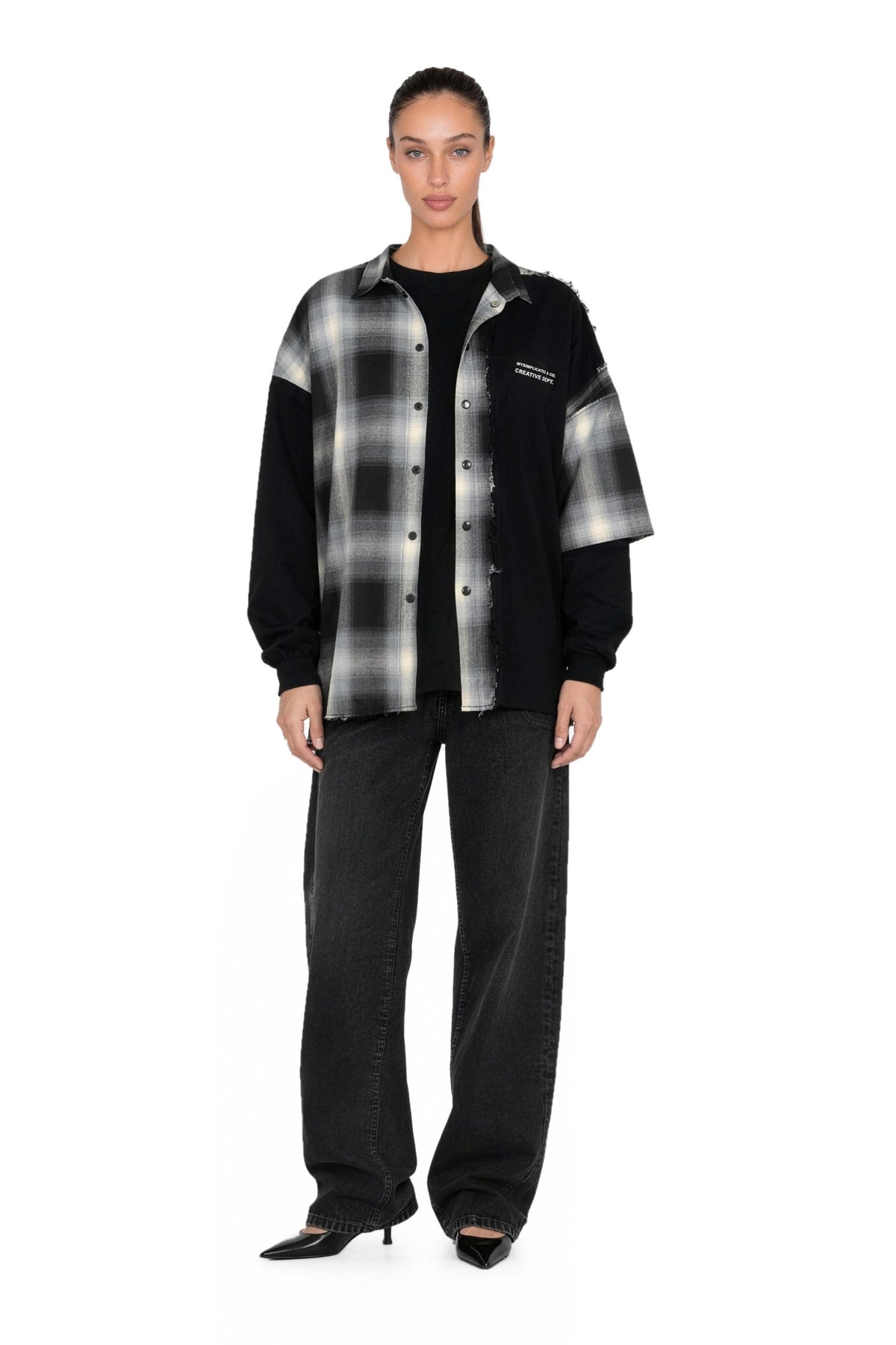 Fracture Oversized Shirt - Women's - MYS