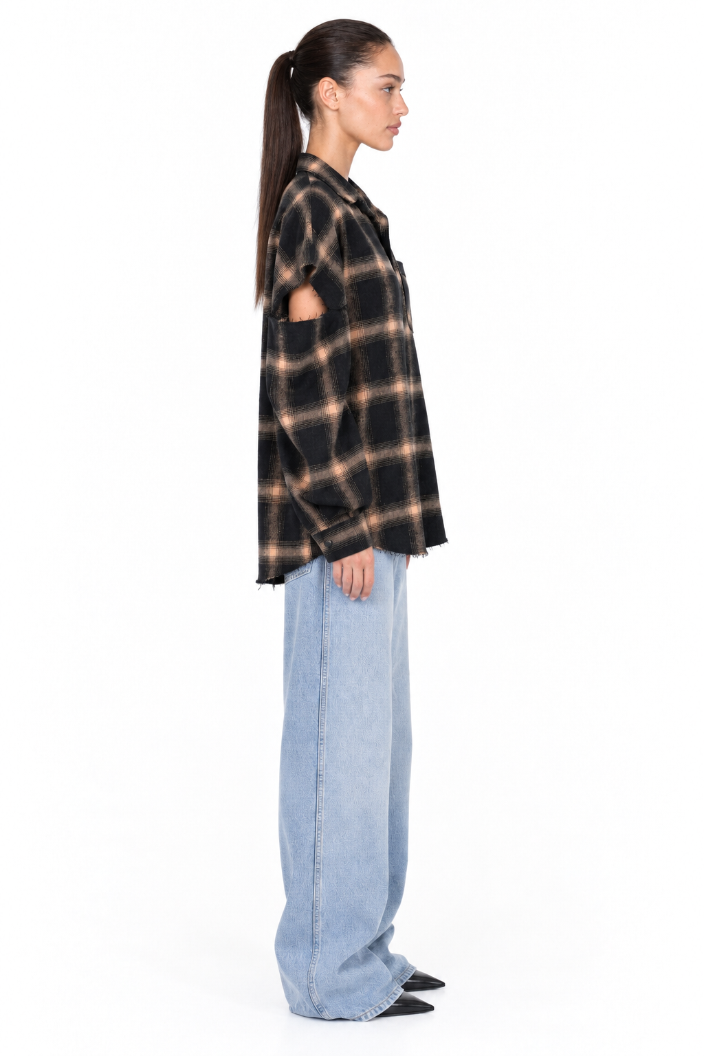 Fragmented Sleeves Shirt – side