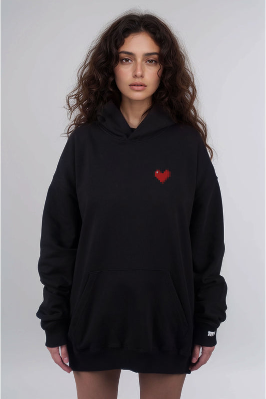 Black Hoodie Love W