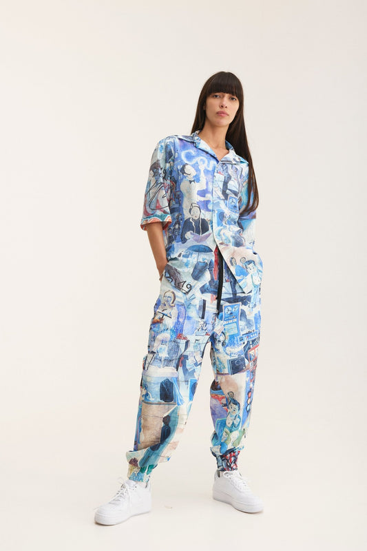 Graffiti Pants (recycled fabric) - MYS