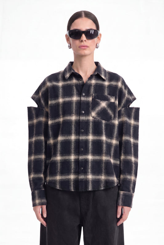 Fragmented Sleeves Shirt V3