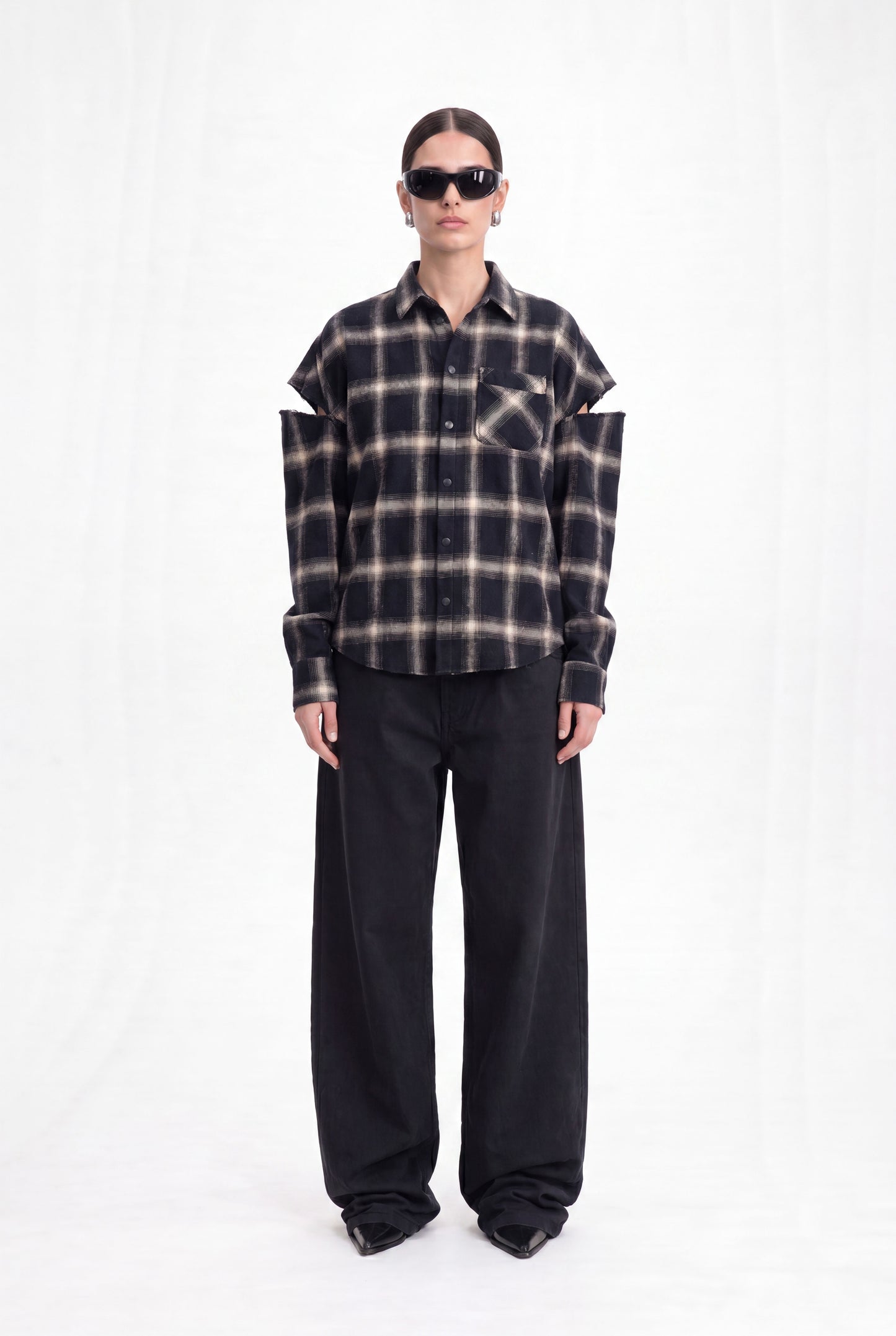 Fragmented Sleeves Shirt V3