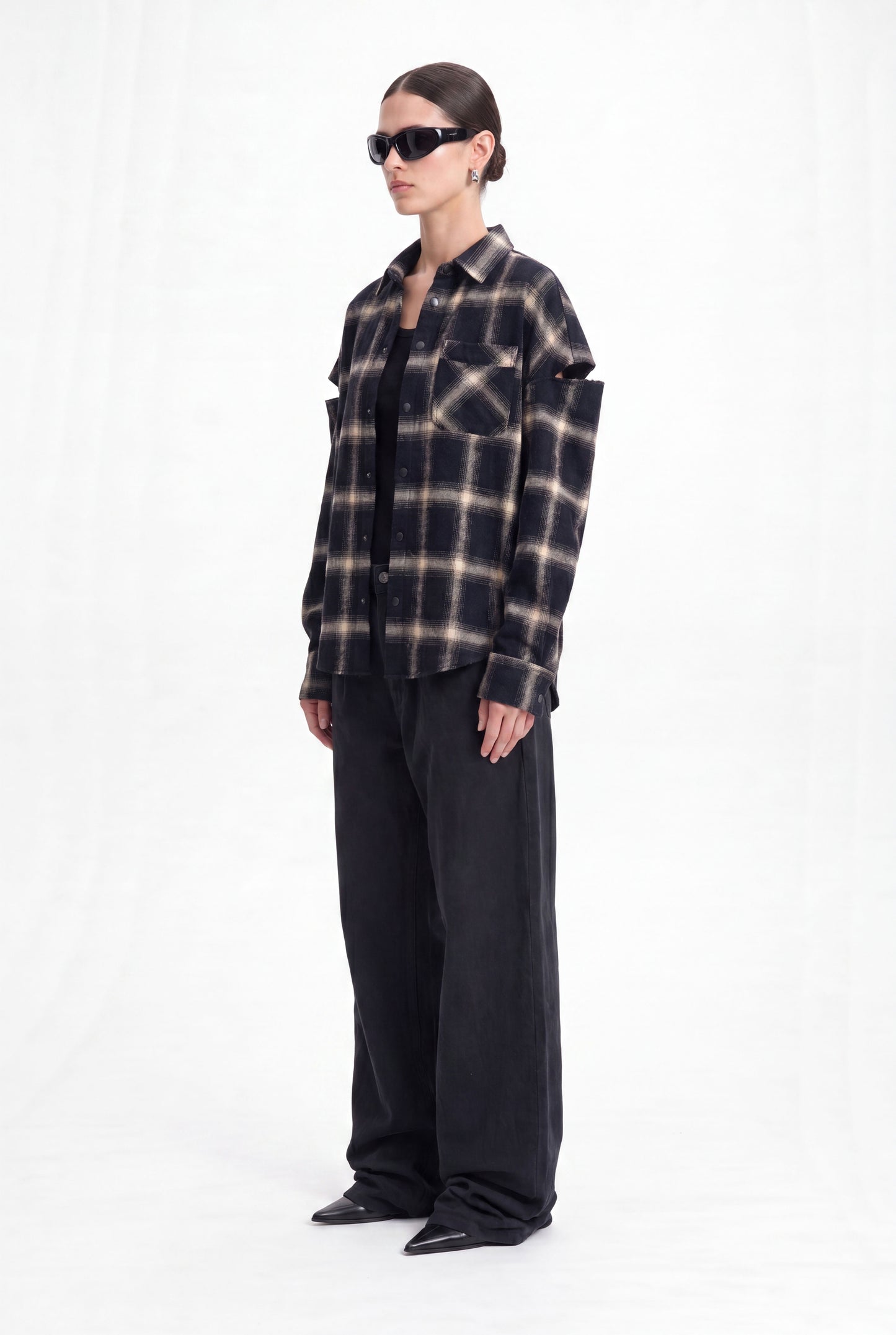 Fragmented Sleeves Shirt V3