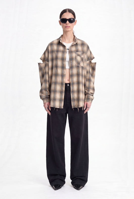 Fragmented Sleeves Shirt V2