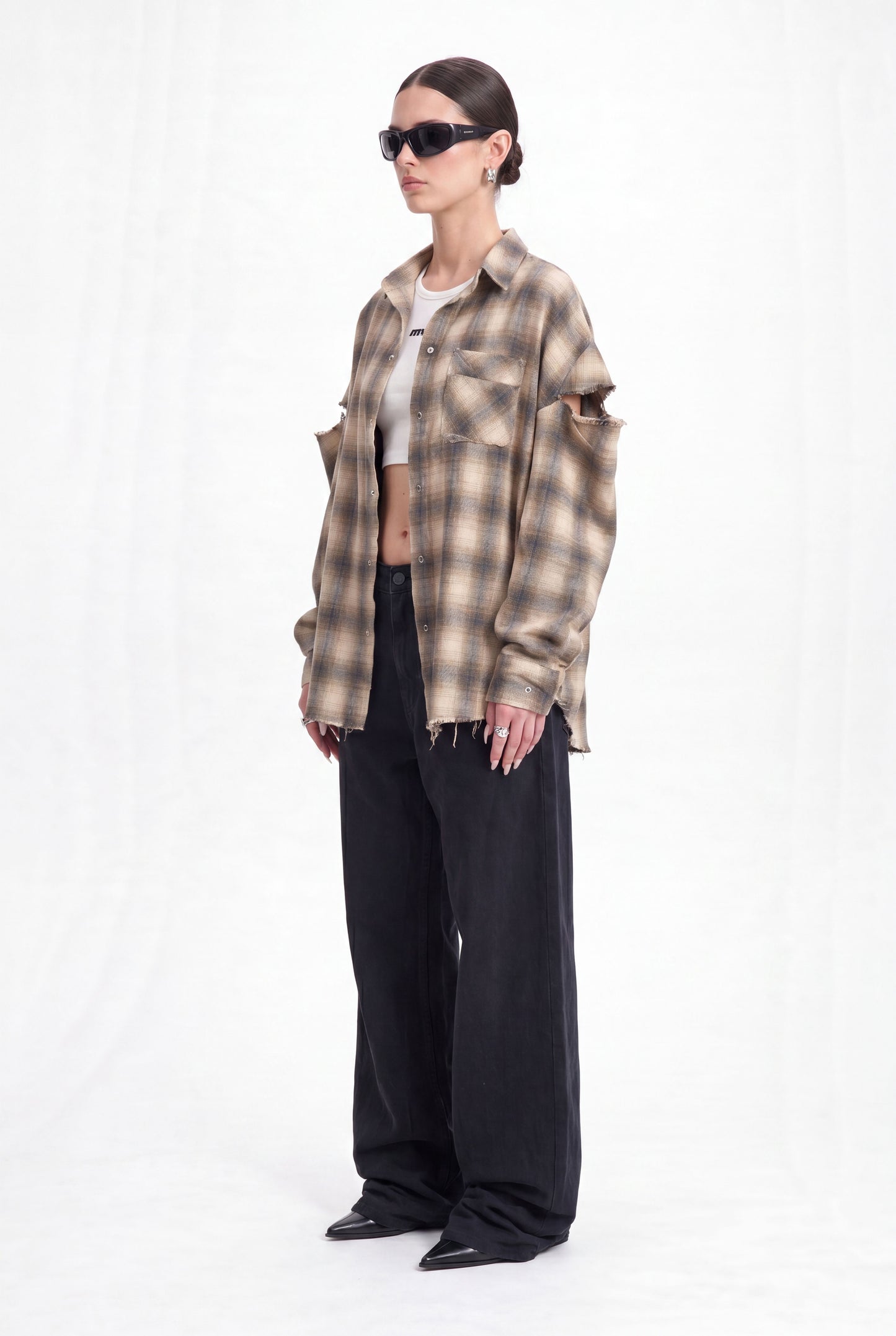 Fragmented Sleeves Shirt V2