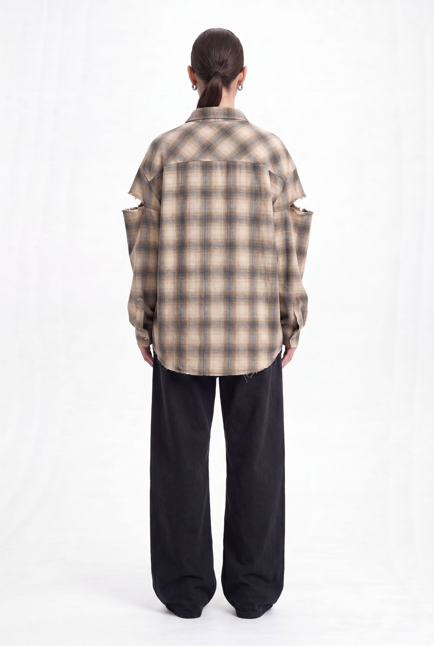 Fragmented Sleeves Shirt V2
