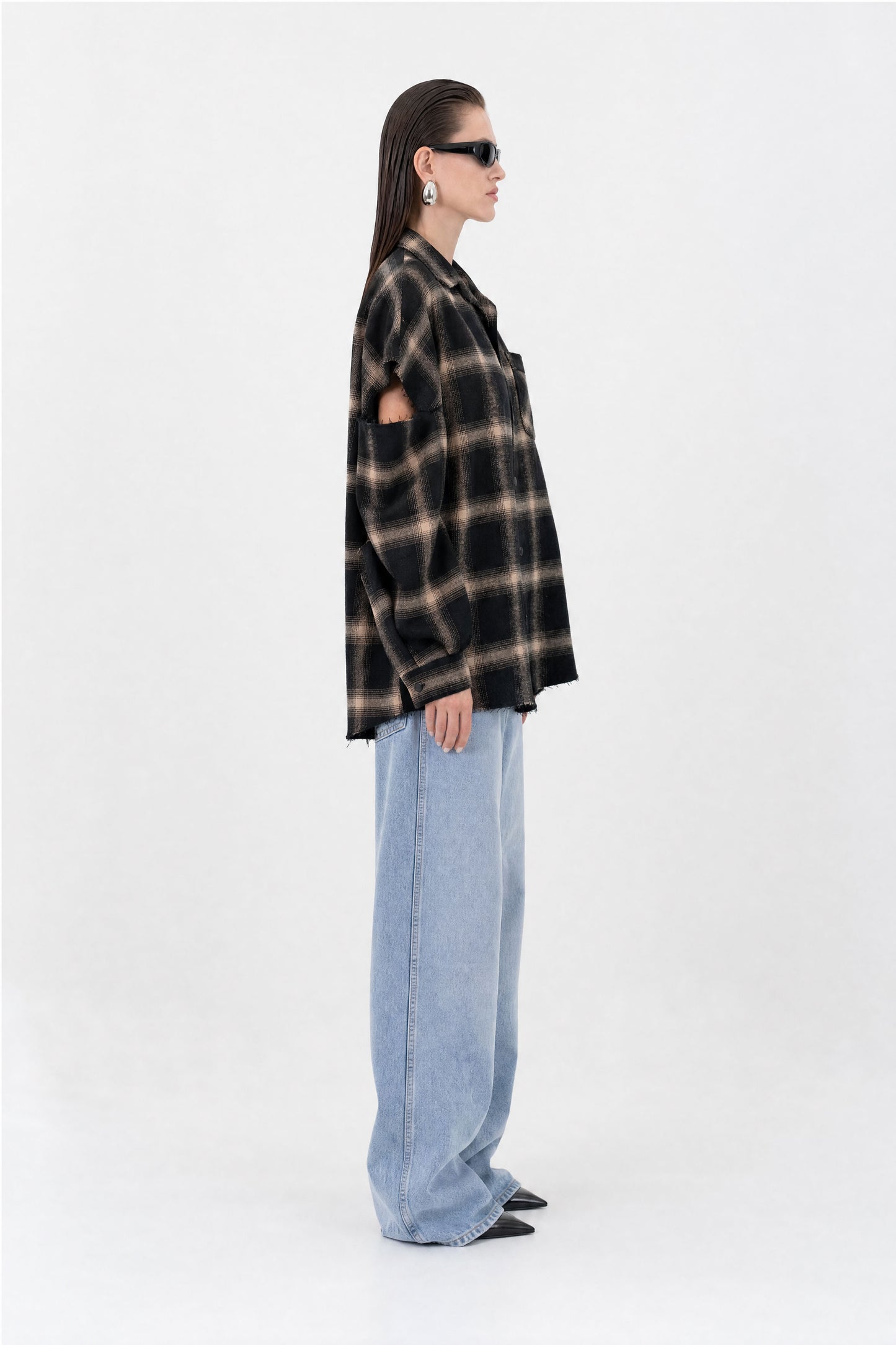 Fragmented Sleeves Shirt V3