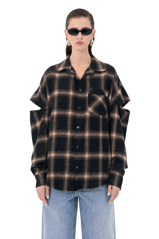 Fragmented Sleeves Shirt V3