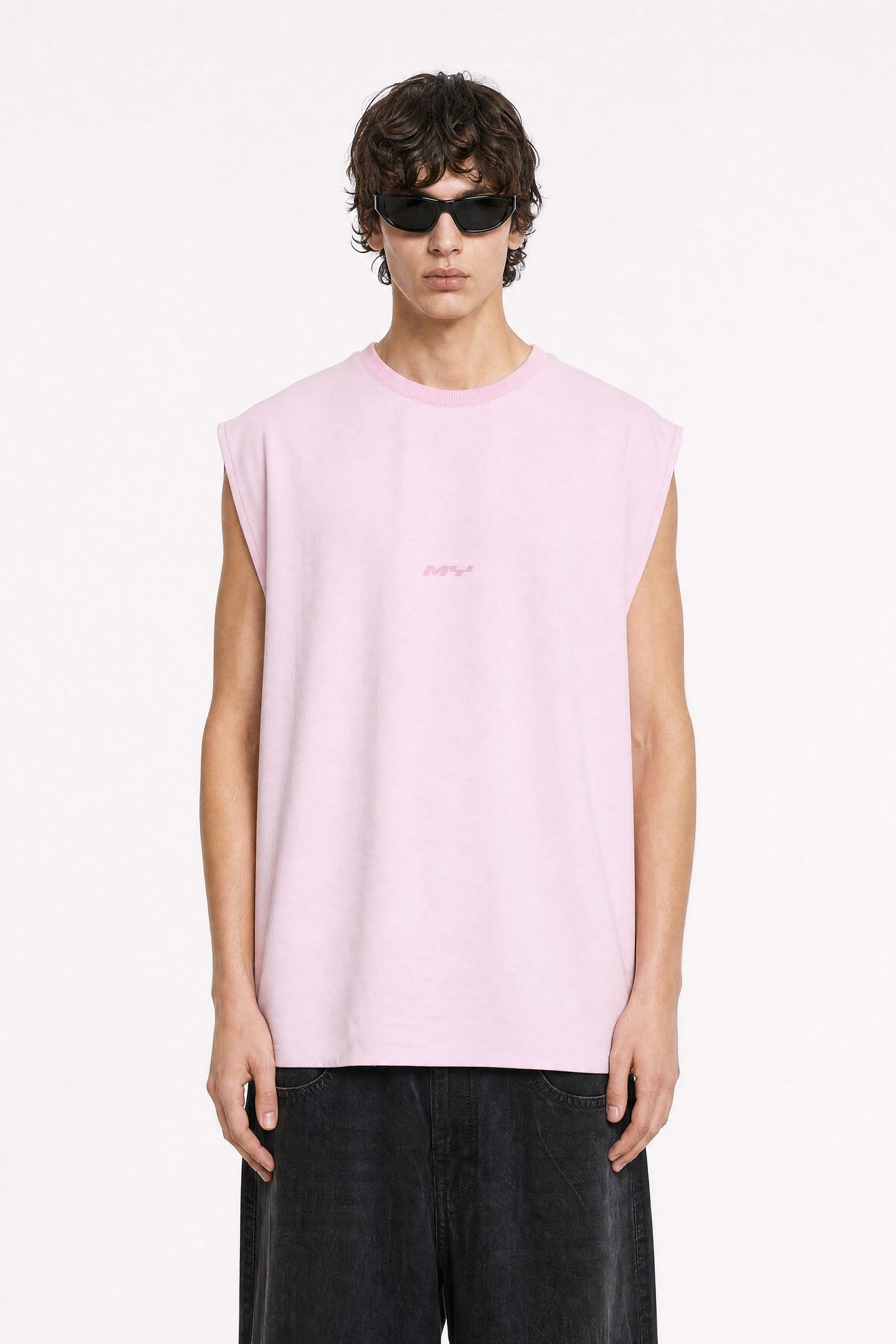 Oversized Sleeveless T-Shirt