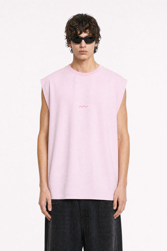 Oversized Sleeveless T-Shirt