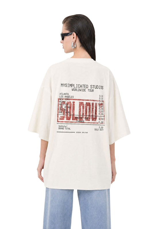 Soldout Oversized Off-White Tee