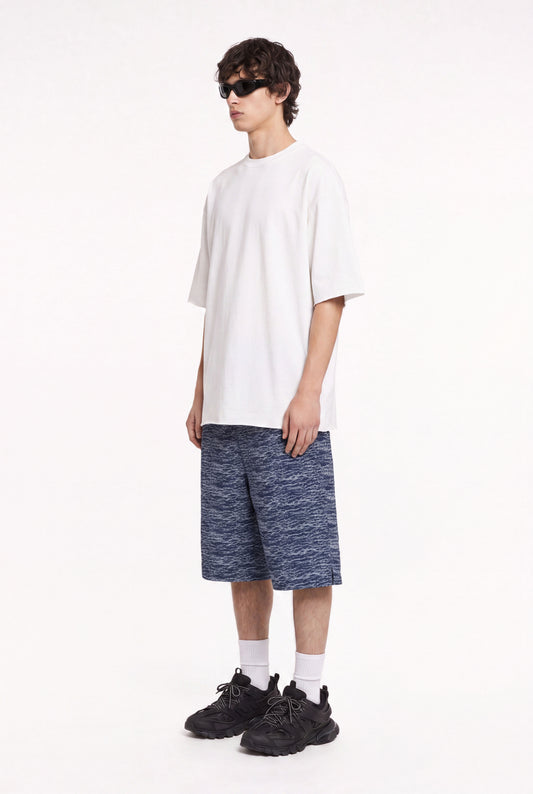 Storm Waves Denim Shorts