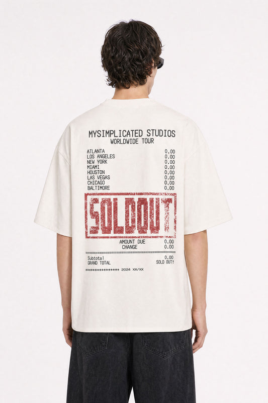 Soldout Oversized Off-White Tee