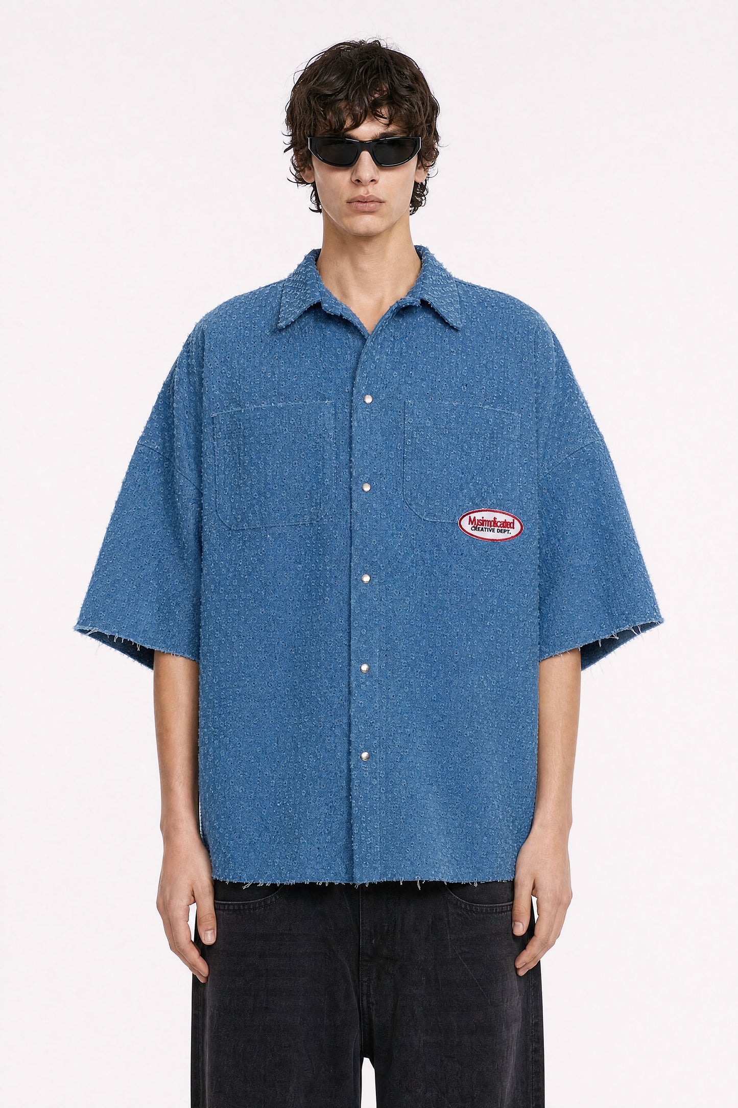 MYSIMPLICATED® Blue Collar Shirt