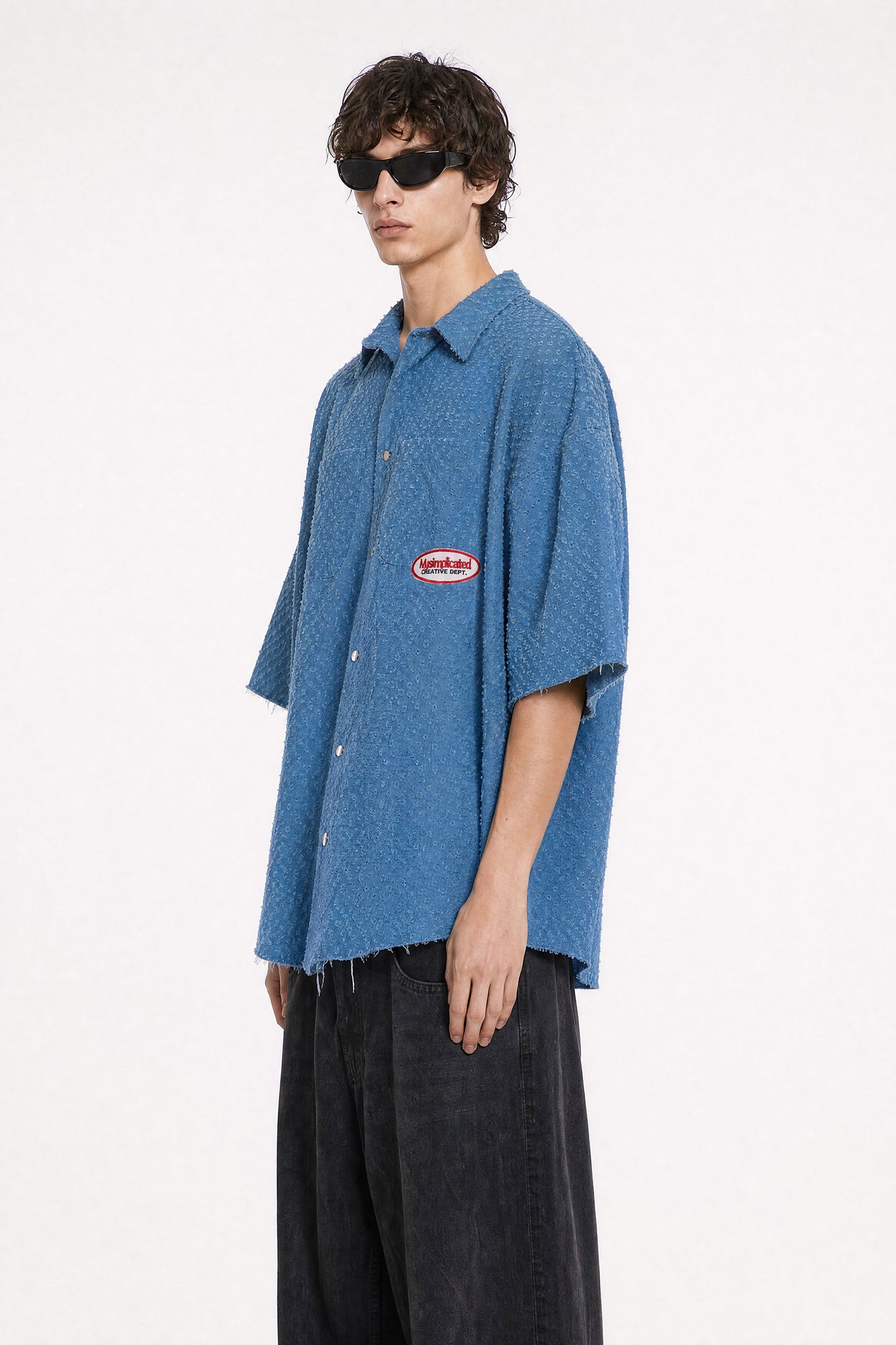 MYSIMPLICATED® Blue Collar Shirt