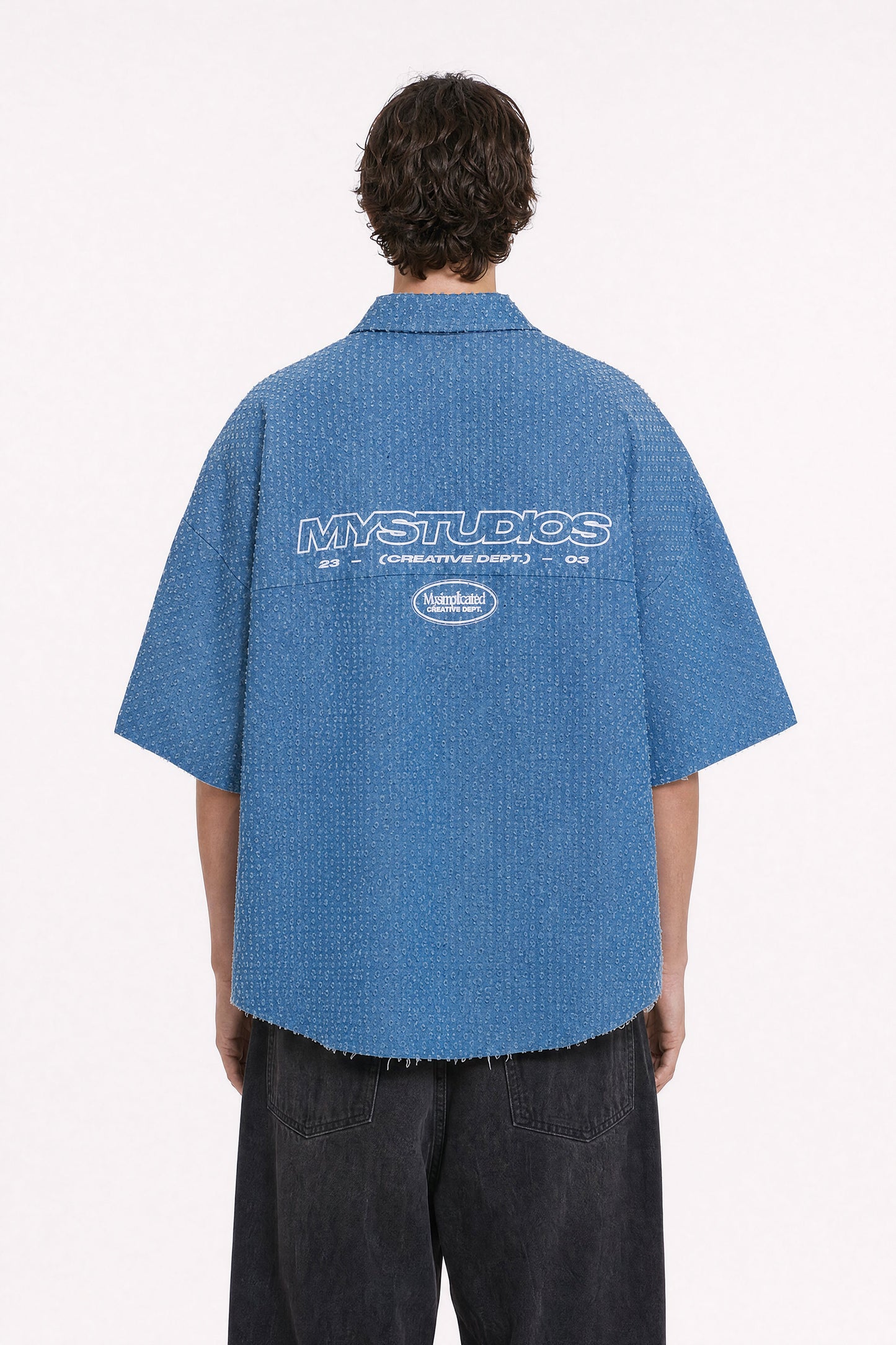MYSIMPLICATED® Blue Collar Shirt