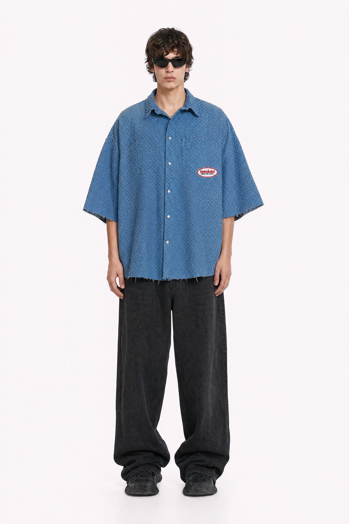 MYSIMPLICATED® Blue Collar Shirt
