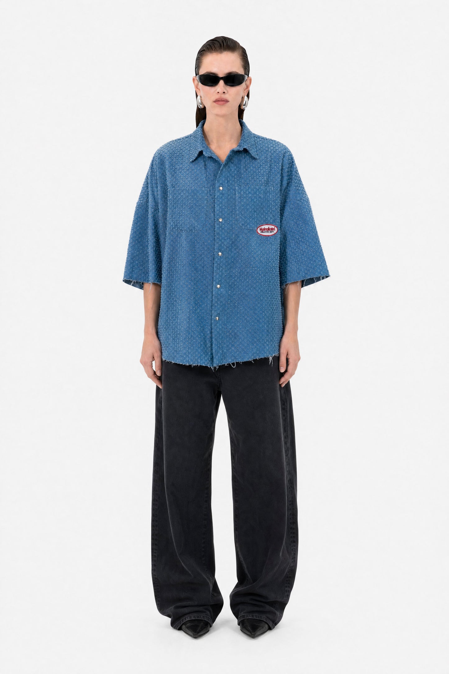 MYSIMPLICATED® Blue Collar Shirt