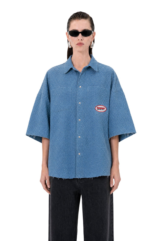 MYSIMPLICATED® Blue Collar Shirt