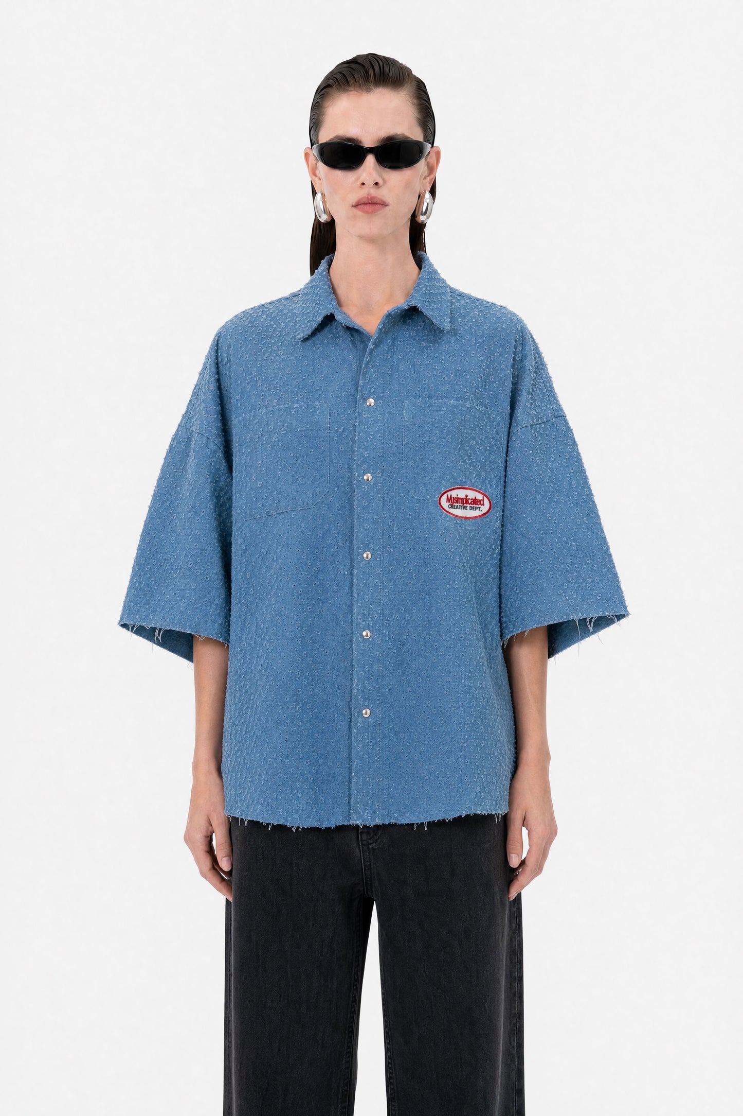 MYSIMPLICATED® Blue Collar Shirt