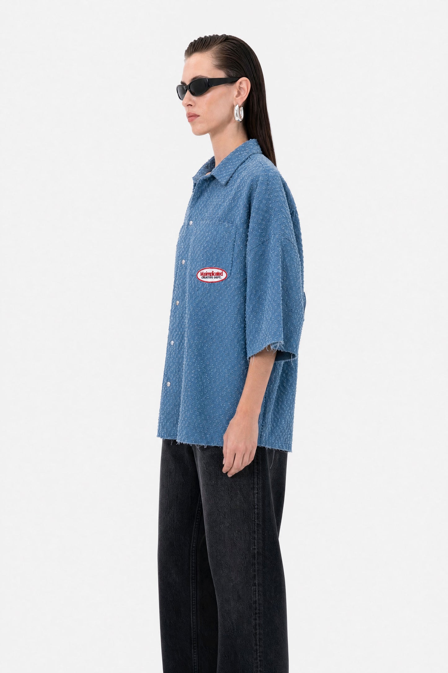 MYSIMPLICATED® Blue Collar Shirt