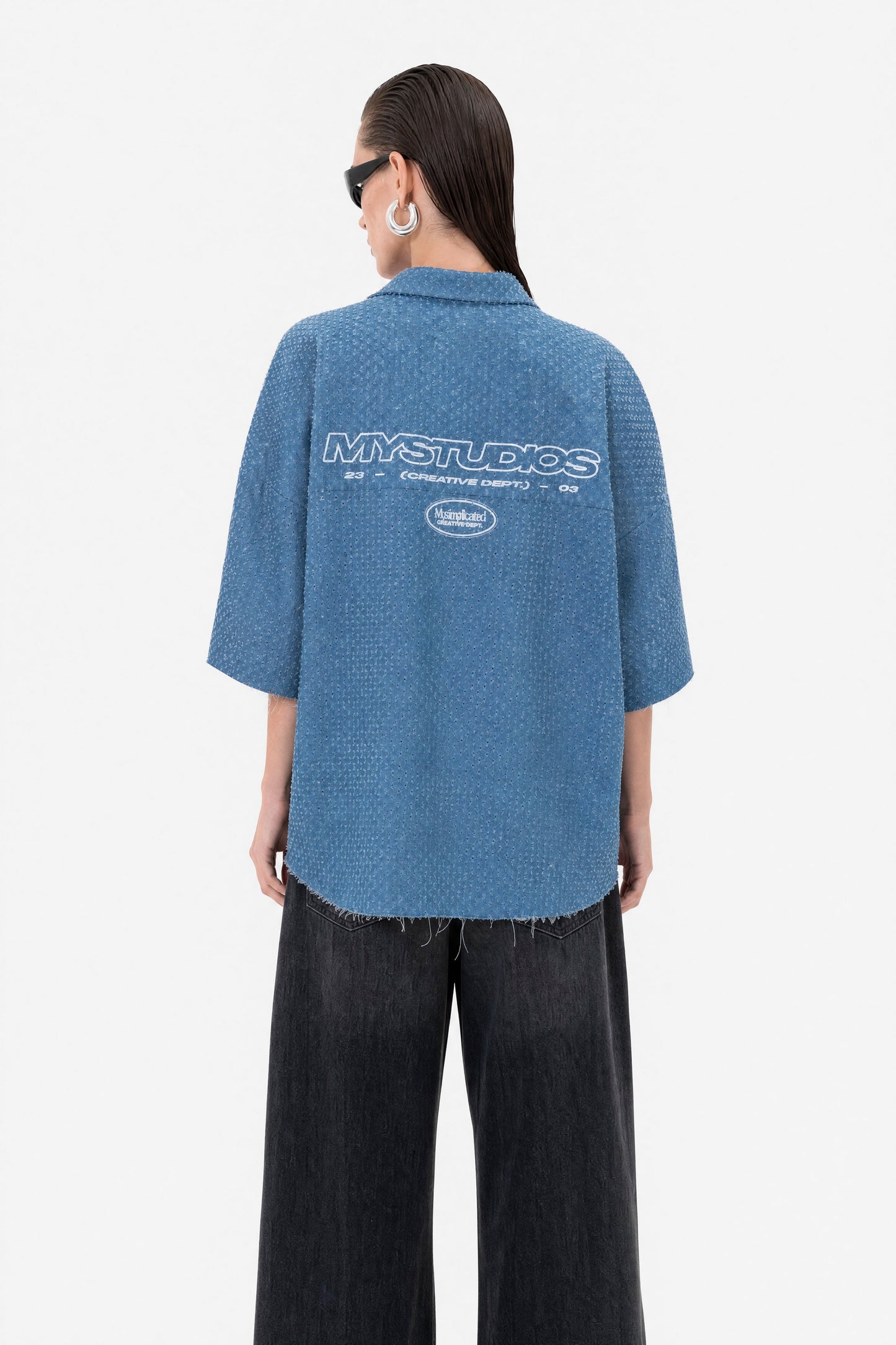 MYSIMPLICATED® Blue Collar Shirt