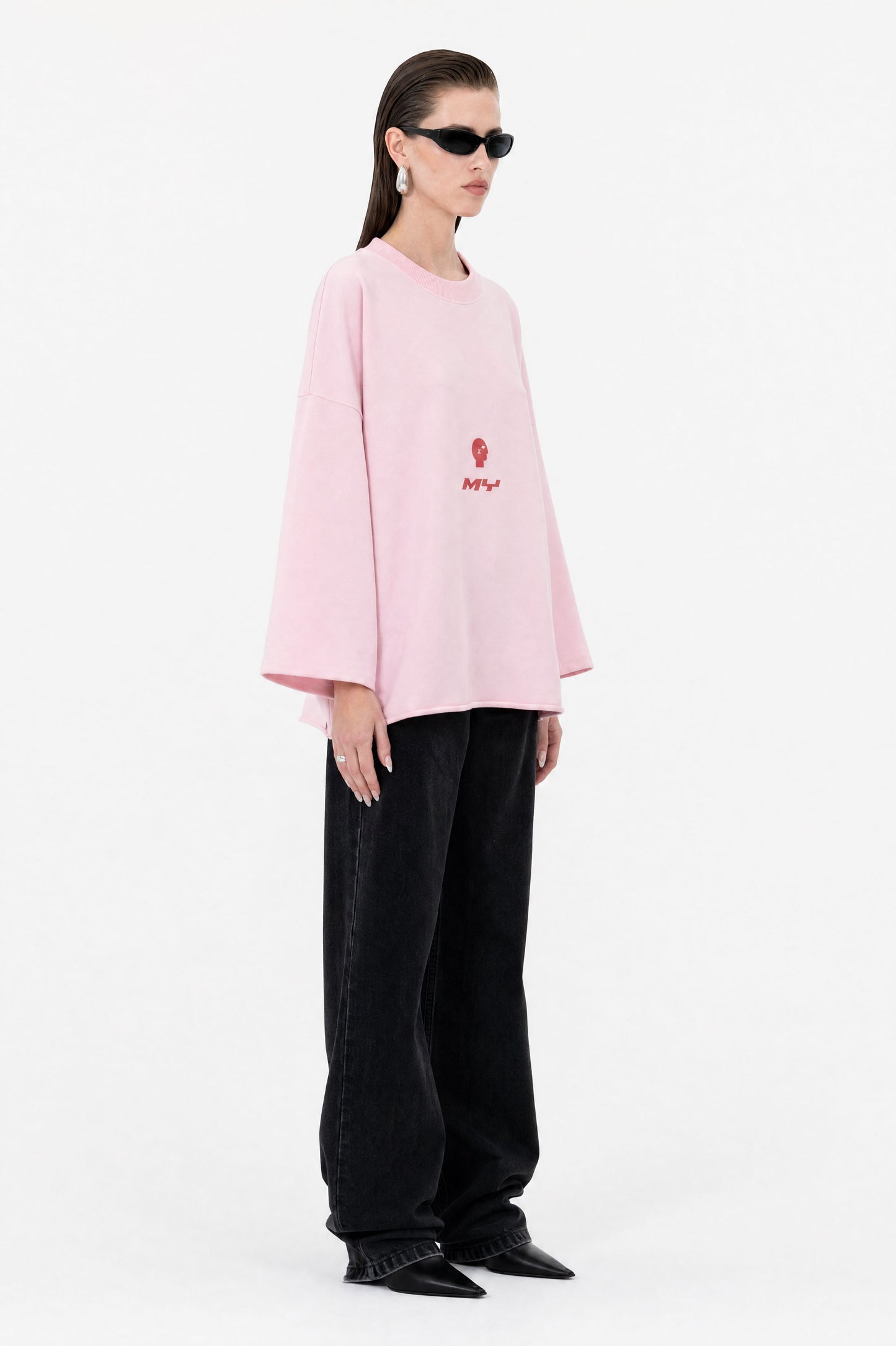 MYSTUDIOS Pink Oversized Tee