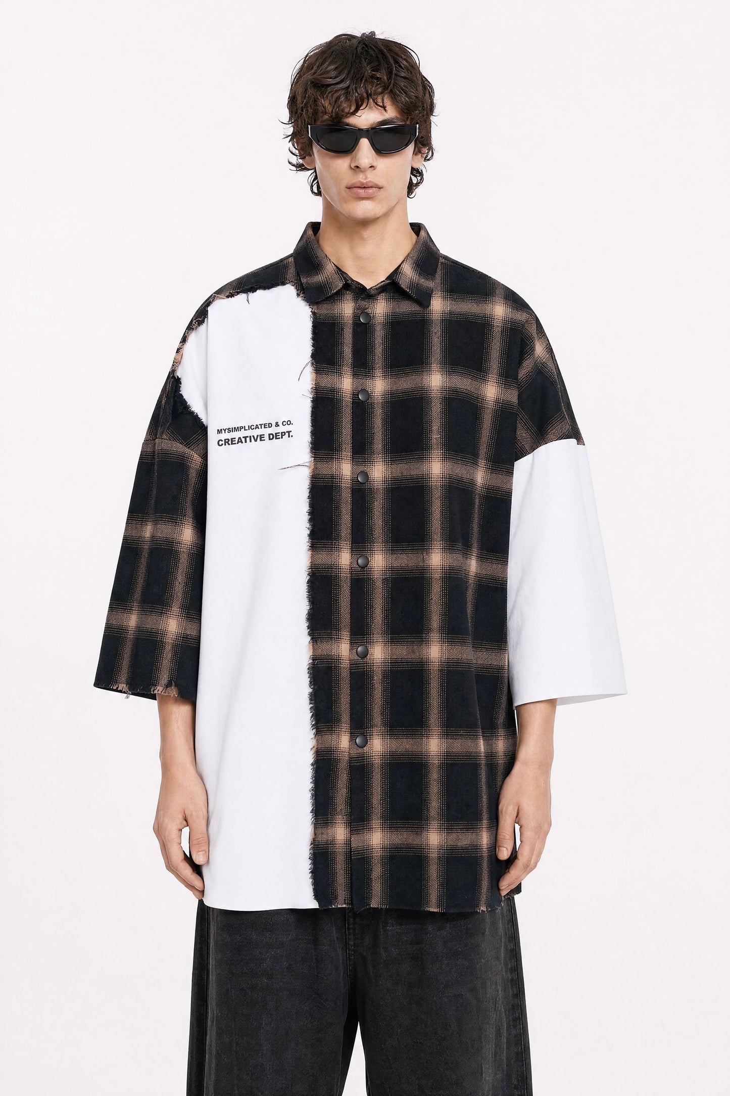 MYSIMPLICATED® Brown Atelier Division Overshirt