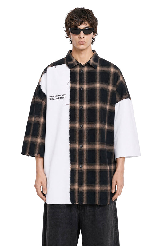 MYSIMPLICATED® Brown Atelier Division Overshirt