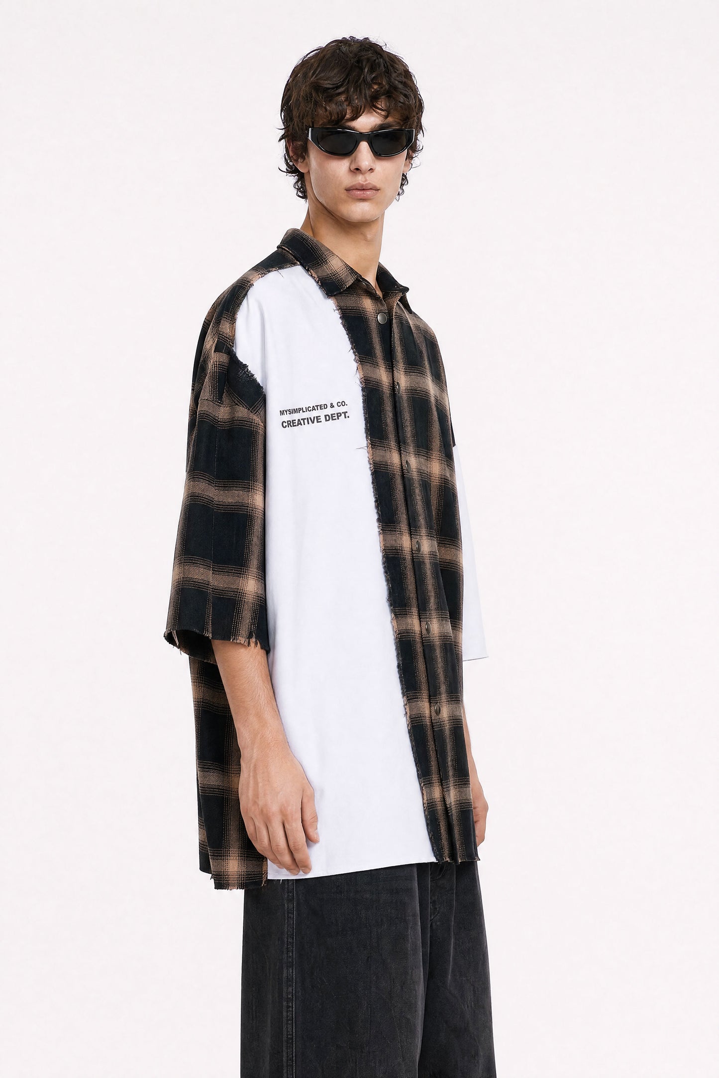 MYSIMPLICATED® Brown Atelier Division Overshirt